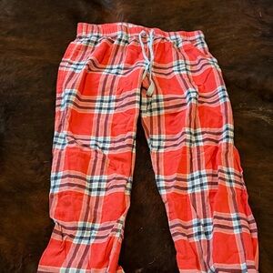 Jenni Red Plaid Women's Pajama Pants